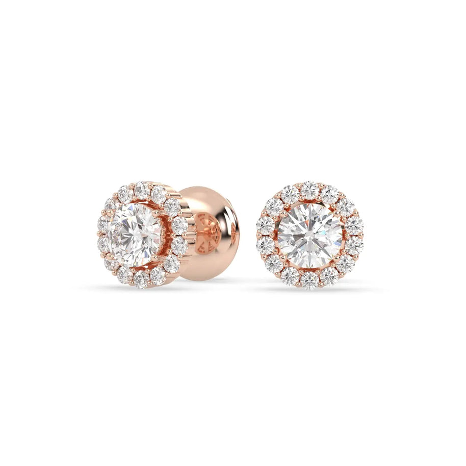 Eterna Halo (0.35 tcw) Diamond Land Antwerp | rose-gold