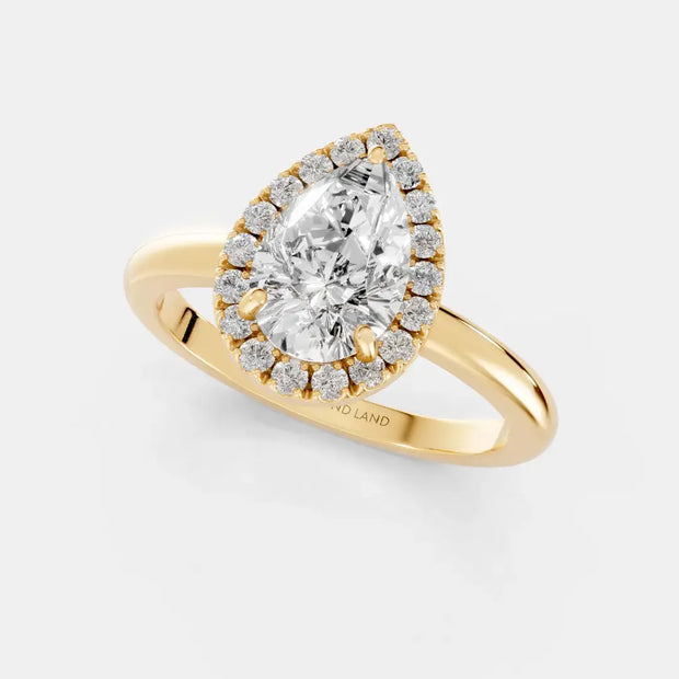 Regal Teardrop - Diamond Land Antwerp - yellow-gold