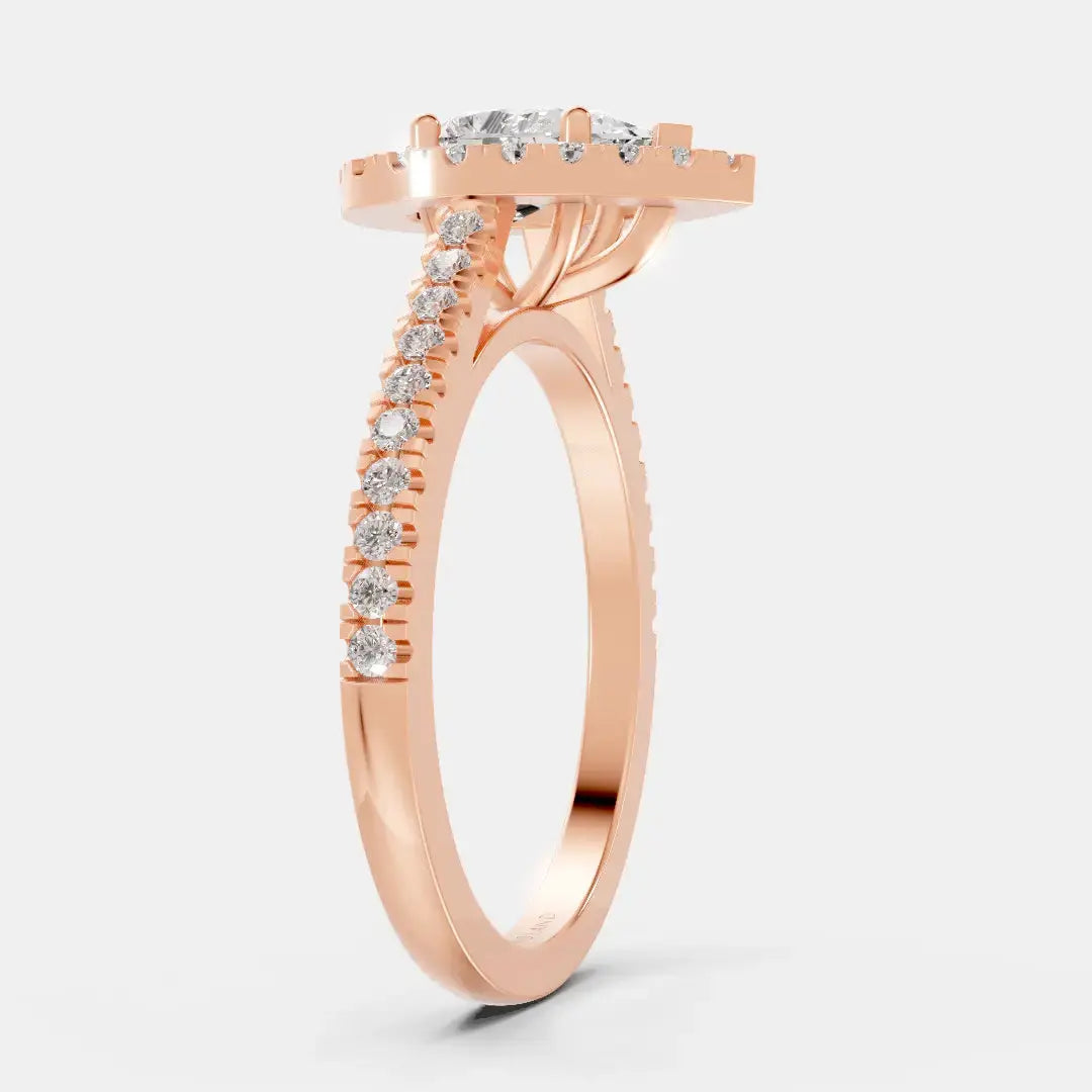 Elysian Teardrop - Diamond Land Antwerp - rose-gold