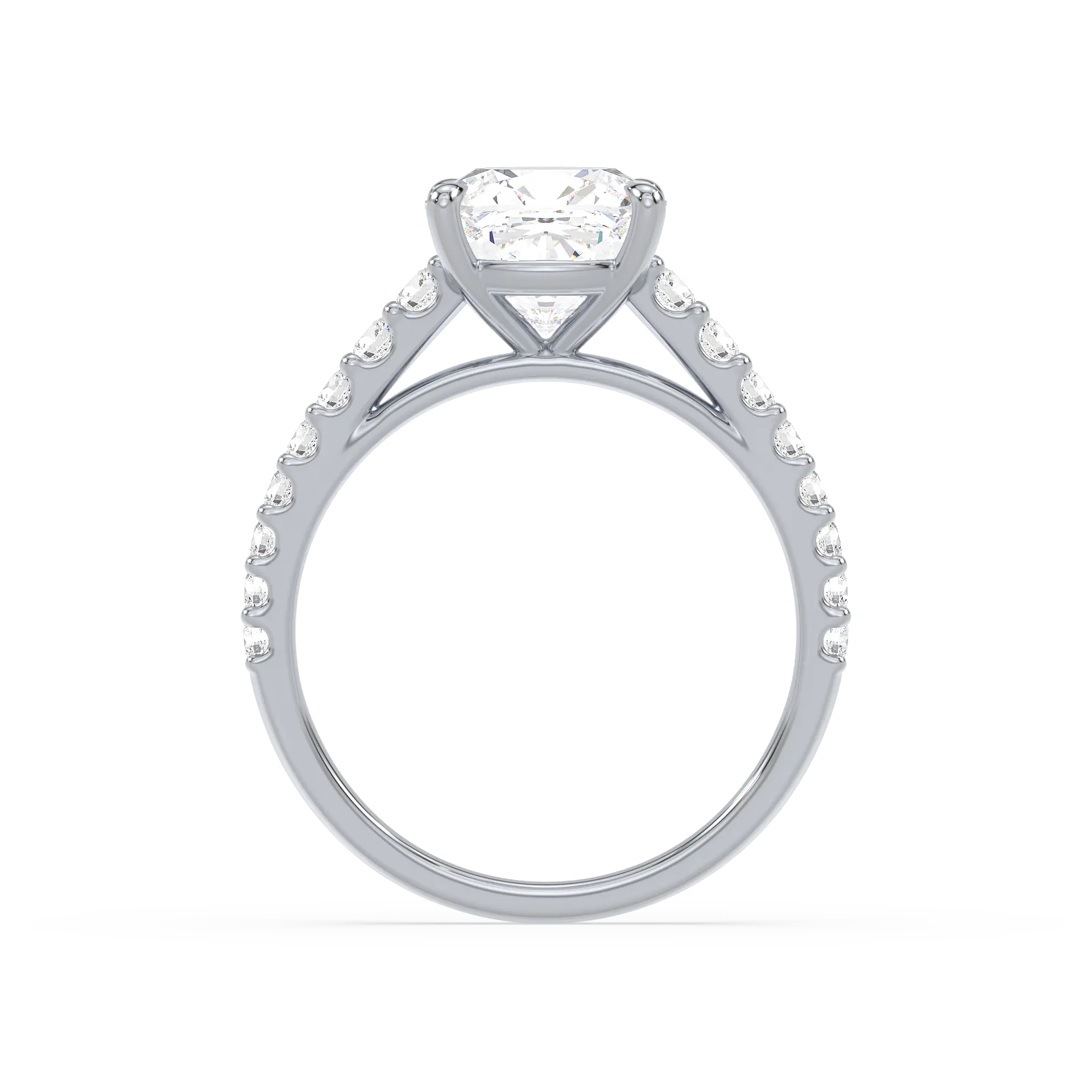 Eterna Cushion Diamond Land Antwerp | white-gold