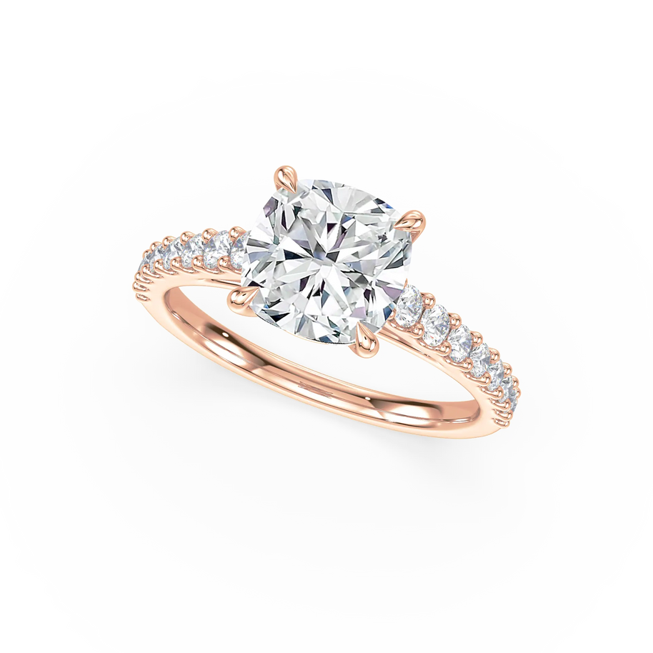 Eterna Cushion Diamond Land Antwerp | rose-gold
