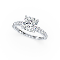 Eterna Cushion Diamond Land Antwerp | white-gold