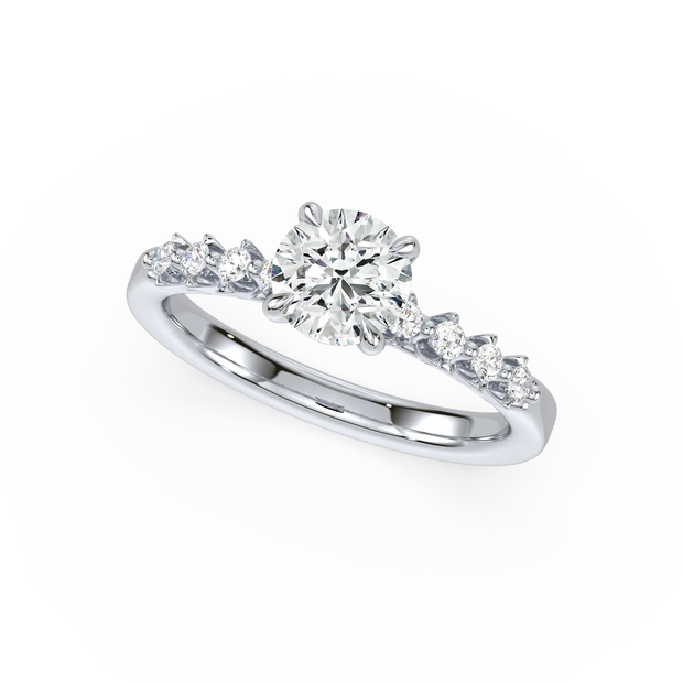 Starlight Bloom Diamond Land Antwerp | white-gold