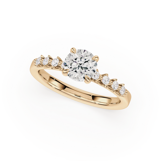Starlight Bloom Diamond Land Antwerp | yellow-gold