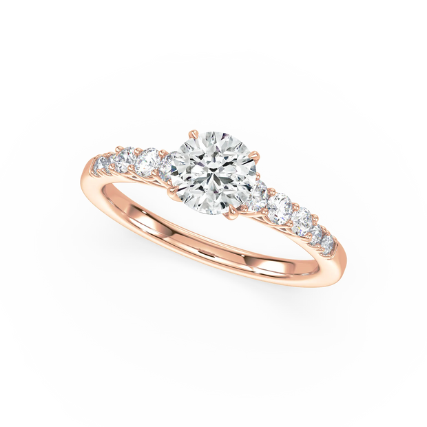 Lustrous Horizon Diamond Land Antwerp | rose-gold