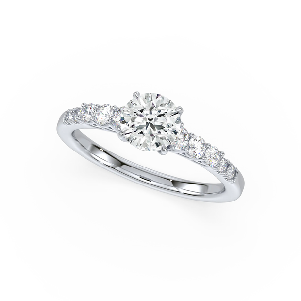 Lustrous Horizon Diamond Land Antwerp | white-gold
