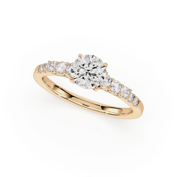 Lustrous Horizon Diamond Land Antwerp | yellow-gold