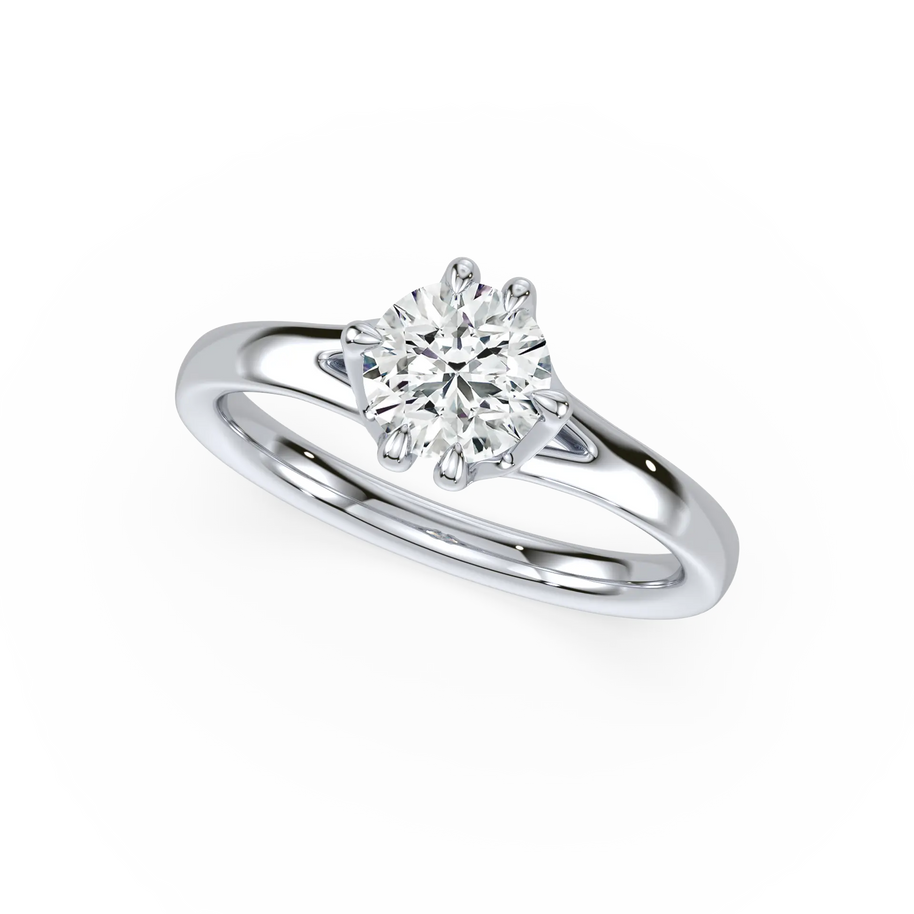 Lustrous Whisper Diamond Land Antwerp | white-gold