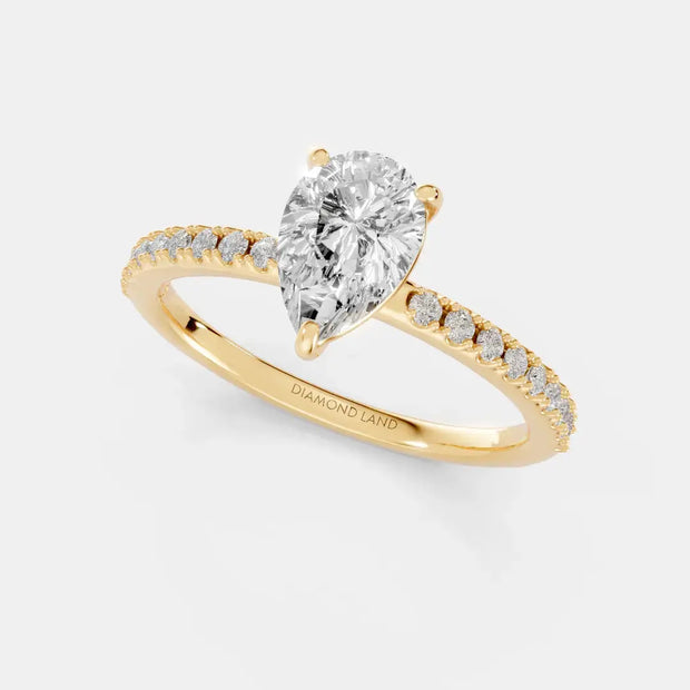 Imperial Teardrop - Diamond Land Antwerp - yellow-gold