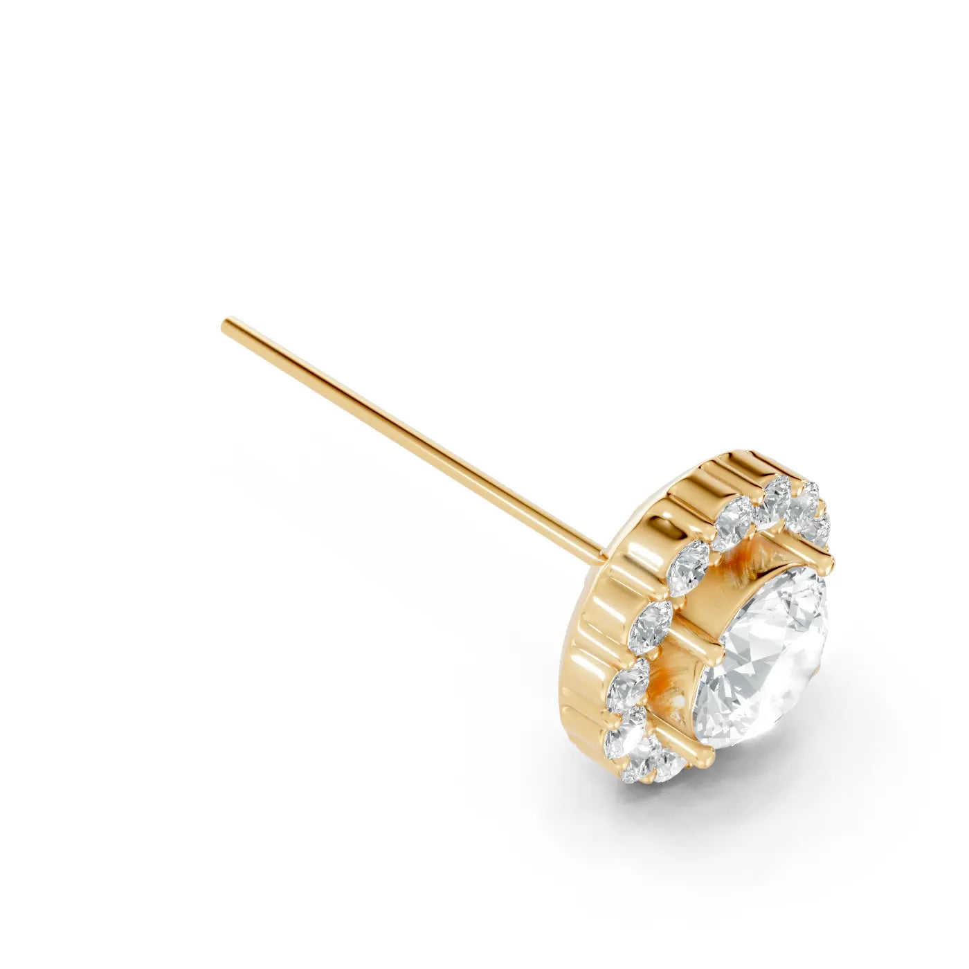 Eterna Halo (0.7ct) Diamond Land Antwerp | yellow-gold