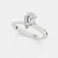 Aurora Teardrop - Diamond Land Antwerp - white-gold