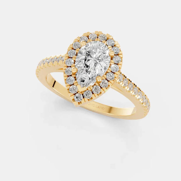 Elysian Teardrop - Diamond Land Antwerp - yellow-gold