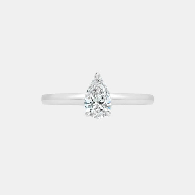 Celestial Pear - Diamond Land Antwerp - white-gold