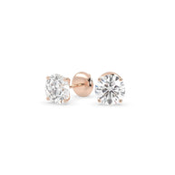 Eterna Studs (2.00 tcw) Diamond Land Antwerp | rose-gold