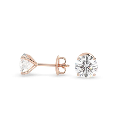 Eterna Studs (2.00 tcw) Diamond Land Antwerp | rose-gold