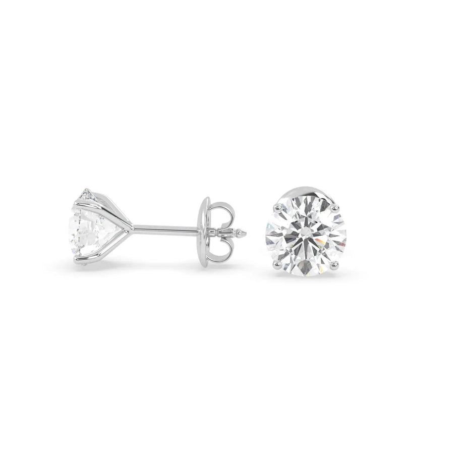Eterna Studs (2.00 tcw) Diamond Land Antwerp | white-gold