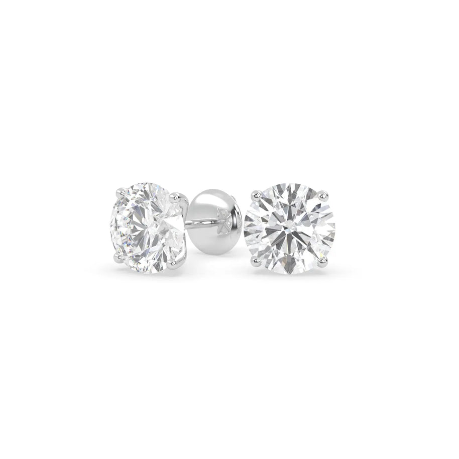 Eterna Studs (3.00 tcw) Diamond Land Antwerp | white-gold