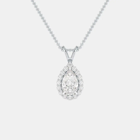 Celestial Teardrop - Diamond Land Antwerp - white-gold
