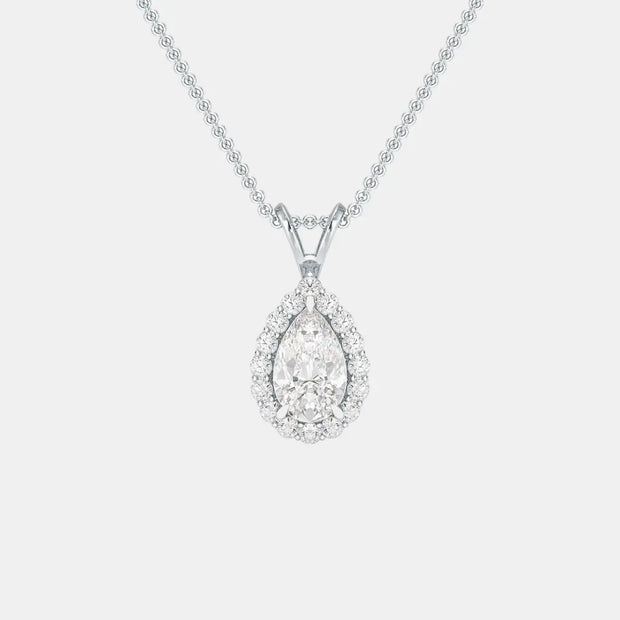 Celestial Teardrop - Diamond Land Antwerp - white-gold