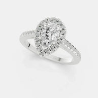 Elysian Teardrop - Diamond Land Antwerp - white-gold