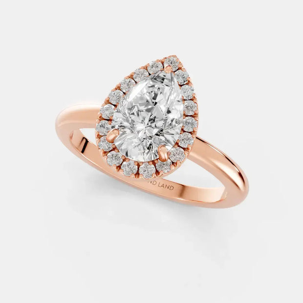 Regal Teardrop - Diamond Land Antwerp - rose-gold