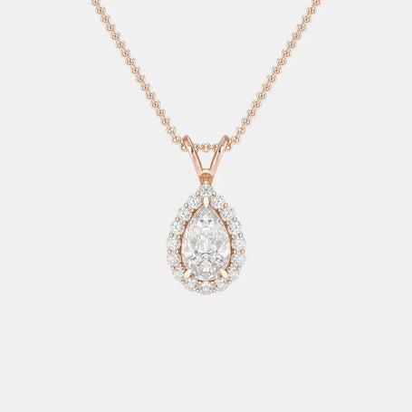 Celestial Teardrop - Diamond Land Antwerp - rose-gold