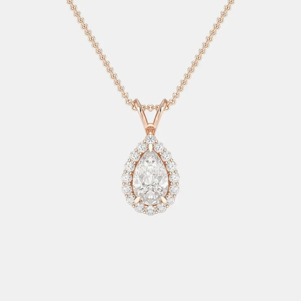 Celestial Teardrop - Diamond Land Antwerp - rose-gold