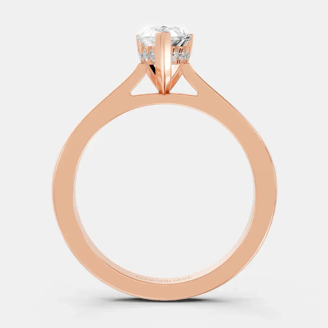 Aurora Teardrop - Diamond Land Antwerp - rose-gold