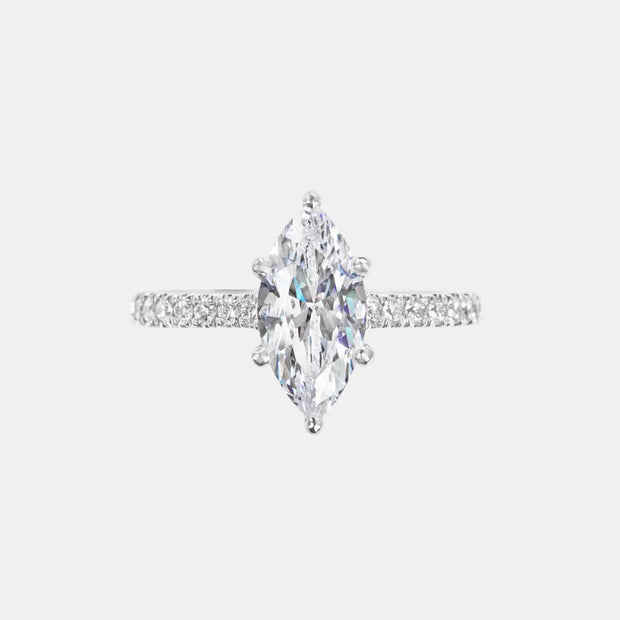 Ethereal Marquise - Diamond Land Antwerp - white-gold