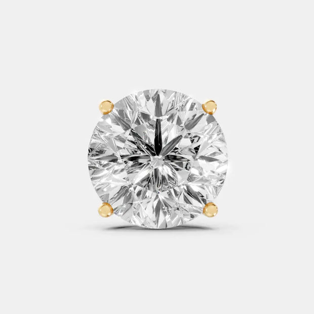 Eterna Studs (4.00ct) - Diamond Land Antwerp - yellow-gold