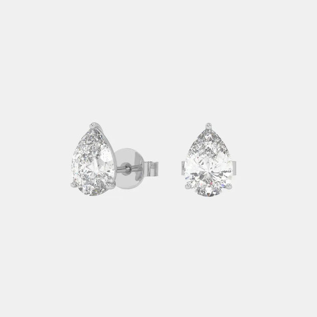 Seraphina Pear - Diamond Land Antwerp - white-gold