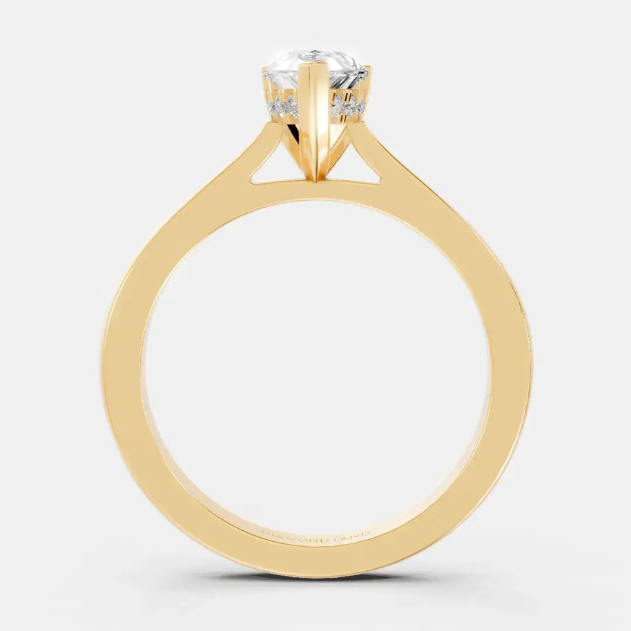 Aurora Teardrop - Diamond Land Antwerp - yellow-gold