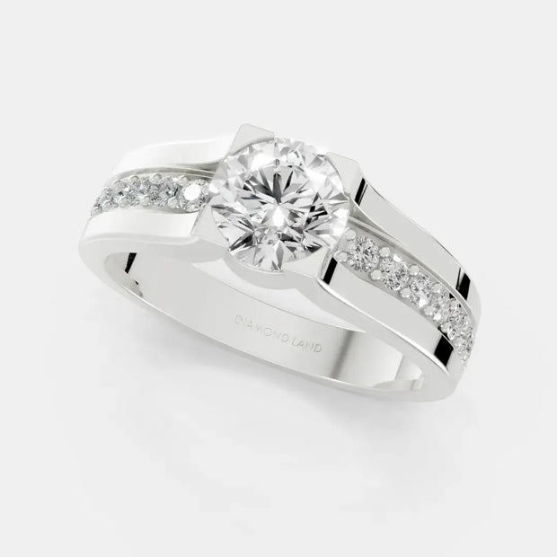 Lustrous Edge - Diamond Land Antwerp - white-gold
