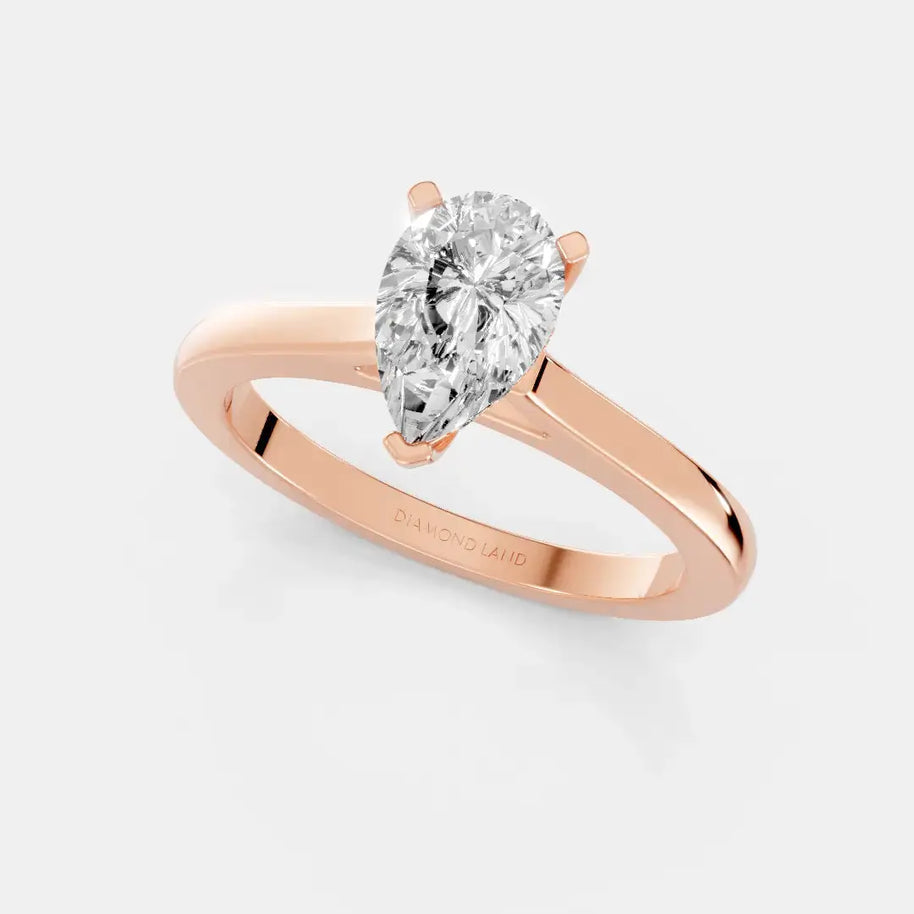 Aurora Teardrop - Diamond Land Antwerp - rose-gold