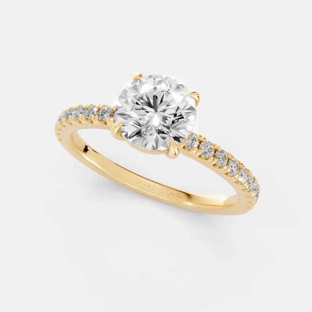 Majestic Halo - Diamond Land Antwerp - yellow-gold