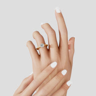 Starlight Embrace | yellow-gold | Diamond Land Antwerp