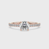 Majestic Halo | rose-gold | Diamond Land Antwerp