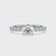 Starlight Bloom | white-gold | Diamond Land Antwerp