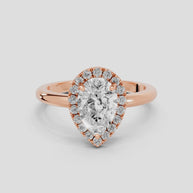 Regal Teardrop | rose-gold | Diamond Land Antwerp