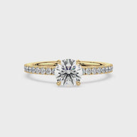 Majestic Halo | yellow-gold | Diamond Land Antwerp