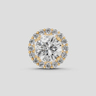 Eterna Halo (2.60ct) | yellow-gold | Diamond Land Antwerp