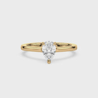 Aurora Teardrop | yellow-gold | Diamond Land Antwerp