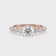 Radiant Quintet | rose-gold | Diamond Land Antwerp