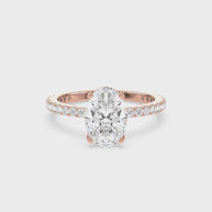 Seraphina Oval | rose-gold | Diamond Land Antwerp