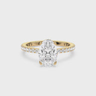 Seraphina Oval | yellow-gold | Diamond Land Antwerp