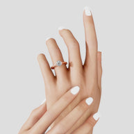 Starlight Embrace | rose-gold | Diamond Land Antwerp