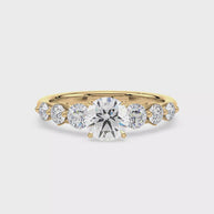 Radiant Quintet | yellow-gold | Diamond Land Antwerp
