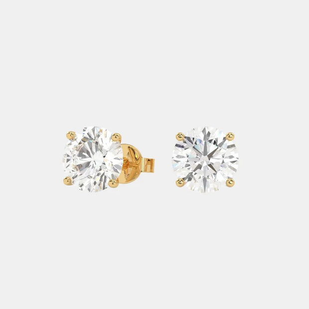 Lustrous Studs - Diamond Land Antwerp - yellow-gold